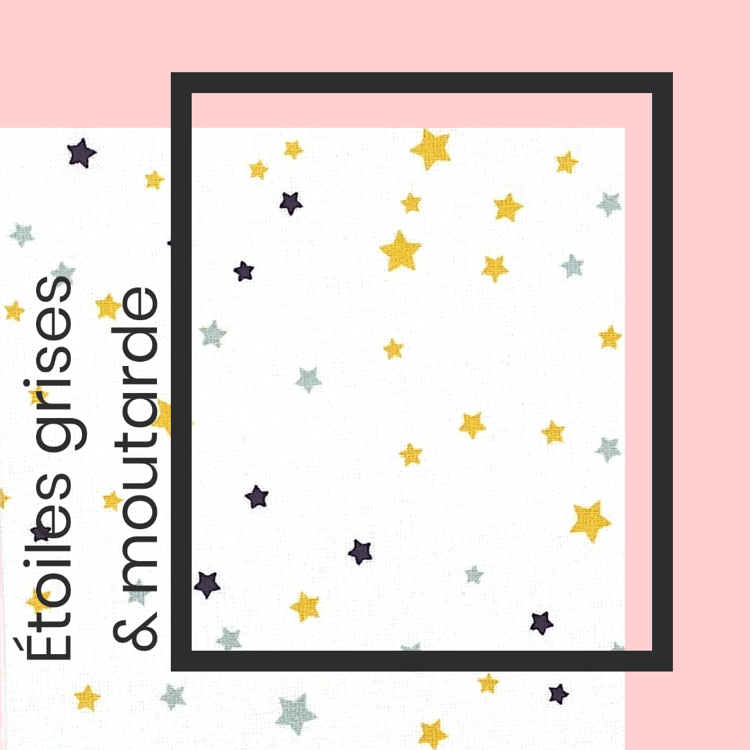 Étoiles gris gold